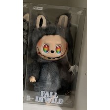 Gri Antrasit Labubu Peluş Oyuncak