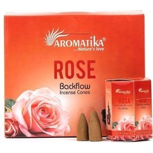 Aromatika Rose Geri Akışlı Tütsü
