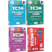 Günay Yayınları 6. Sınıf Zoom Matematik+Sosyal+Fen+Paragraf Soru Bankası