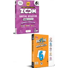 Günay Yayınları 6. Sınıf Zoom Sosyal Bilgiler Soru Bankası + Fi Yayınları Fasikül Seti