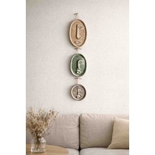 Momiko Modern Minimal Yüzler El Yapımı Beton Duvar Dekoru | Sade Seri – 3’lü Set