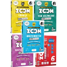 Günay Yayınları 6. Sınıf Zoom Türkçe+Matematik+Fen+Sosyal+Paragraf Soru Bankası