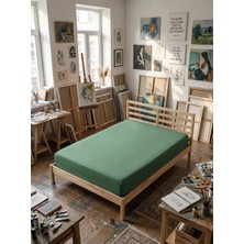 Comfort Craft Çift Kişilik Penye Lastikli Çarşaf - %100 Pamuk - 160 x 200 cm