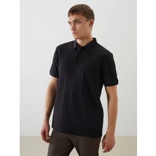 LC Waikiki Siyah Polo Yaka Erkek Tişört