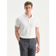 LC Waikiki Ekru Polo Yaka Erkek Tişört