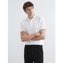 LC Waikiki Ekru Polo Yaka Erkek Tişört