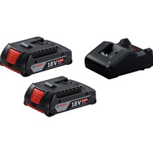 Bosch Gal 18V-20 + Gba  2.0AH x 2  Çift Akü ve Şarj Cihazı Seti