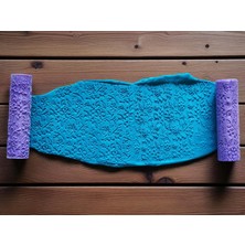 Atölye Dekupaj Model 055 - Polimer Kil Doku Oklavası / Seramik Çamuru Desen Rulosu