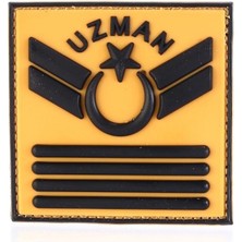 Single Sword Plastik Patch - Peç Uzman Rütbe - BEJ-UZM.KD4