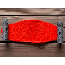 Atölye Dekupaj Model 060 - Polimer Kil Doku Oklavası / Seramik Çamuru Desen Rulosu