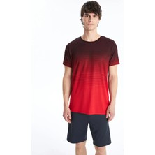 LC Waikiki Kırmızı Dry-Tech Bisiklet Yaka Kısa Kollu Erkek Tişört