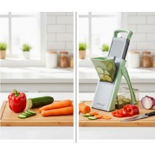 İsmiyle Al Güvenli Kullanımlı Paslanmaz Çelik Sebze Rendesi