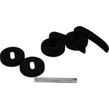 Store Mania Ieg™ Çelikel Eriş-10 Amerikan Oda Kapı Kolu Siyah ()