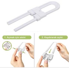 Store Mania Ieg™ Bebek Çocuk Çekmece ve Dolap Koruma Raylı Güvenlik Sistemi Emniyet Kilidi ()