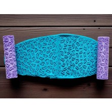 Atölye Dekupaj Model 052 - Polimer Kil Doku Oklavası / Seramik Çamuru Desen Rulosu