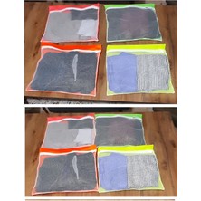 Store Mania Ieg™ 4 Adet 4 Renk Bavul Içi Düzenleyici - Fermuarlı Valiz Organizeri