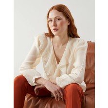 Lc Waikiki Yeni Sezon V Yaka Kadın Bluz