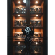 Ghostface Mini Versiyonu – 3D Baskı Koleksiyon Figürü | 6.5 cm | Dayanıklı Pla Malzeme