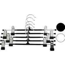 Store Mania Ieg™ 10 Adet Plastik - Metal Uçlu Etek Askısı ()