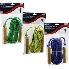 Store Mania Ieg™ Ahşap Saplı Atlama Ipi Renkli 5mt ()