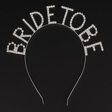 Store Mania Ieg™ Kristal Taşlı Gümüş Renk Bride To Be Gelin Tacı ()