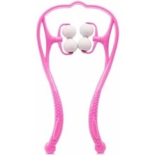 Store Mania Ieg™ Boyun Bacak Ayak Bel Masaj Aleti Çok Fonksiyonlu Manuel 4 Tekerlekli - Pembe