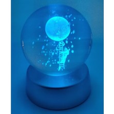 Store Mania Ieg™ Merdiven Astronot Plastik Altlıklı Işıklı Cam Küre