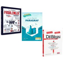 Orjinal Orijinal Mikro Tyt Problemler Fasikülü Antrenman Altı Üstü Paragraf ve Akm Dil Bilgisi Soru Bankası Seti 3 Kitap