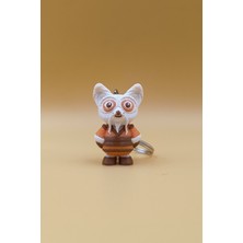 Rodopiva Örgü Desenli Usta Shifu Anahtarlık (Plastik)