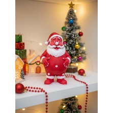 Noel Baba Figürü – El Boyaması Akrilik – Yılbaşı Dekoru (15 Cm)