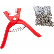 Store Mania Ieg™ Yuvarlak Halkalı Kuş Gözü Pensesi 9.5 mm - Bebek Elbise Çıtçıt Montaj Seti