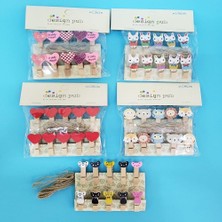 Store Mania Ieg™ Ahşap Notluk Ipli Mandal