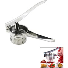 Store Mania Ieg™ Manuel Kollu - Çelik Metal  Patates Ezici - Meyve Sıkıcı Pres ()