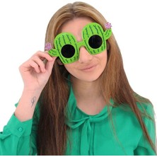 Store Mania Ieg™ Kaktüs Temalı Hawaii Yaz Partisi Gözlüğü 8.5X18.5 cm