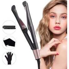 Store Mania Ieg™ Profesyonel 2&amp;#39;si 1 Arada Saç Kıvırma Düzleştirici ()