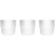 Omnipazar So-Kup5 Kuple No:5 Iç Kovalı Plastik Saksı Takımı 26 Lt Beyaz 3 Adet