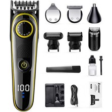 Store Mania Ieg™ 5in1 Fonksiyonlu Turbo Motorlu Saç Sakal Kesme Tıraş Makinesi Burun Kulak Ense Favori Tüm