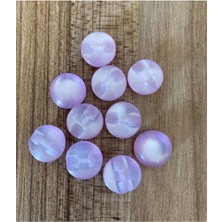 öztürk Sedefli Yarım Inci Düğme 1.3cm 10'lu Paket. Açık Lila.