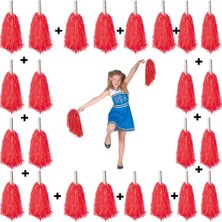 Store Mania Ieg™ Kırmızı Gösteri Ponponları 12 Çift