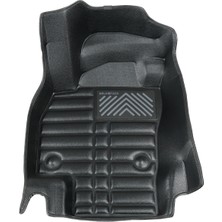 Deluxrider Volkswagen Polo 2018-GÜNÜMÜZ Uyumlu Ithal, Suni Deri, Eva Dolgulu Havuzlu 5d Paspas