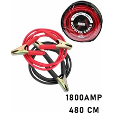 Store Mania Ieg™ 1800 Amper Tır Için Akü Takviye Kablosu 4.8mt - Pencereli Bez Çantalı  ()