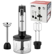 Store Mania Ieg™ Multi Turbo El Blender Seti Ayarlanabilir Kademe Hız 700ML Hazne SHB-3181 ()