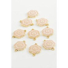 Store Mania Ieg™ Çiçek Çift Kulplu Mineli Bileklik ve Kolye Ucu Aparatı 1 Adet