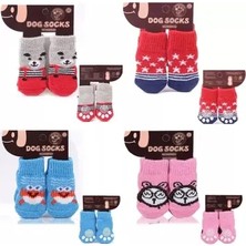 Store Mania Ieg™ Kedi Köpek Kaydırmaz Örme Çorap