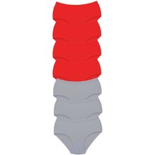 Store Mania Ieg™ 7 Adet Tutku Kadın Yüksek Bel Bato Kalın Lastik Külot S6