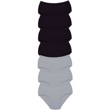 Store Mania Ieg™ 7 Adet Tutku Kadın Yüksek Bel Bato Kalın Lastik Külot S3