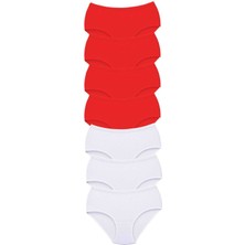 Store Mania Ieg™ 7 Adet Tutku Kadın Yüksek Bel Bato Kalın Lastik Külot S7