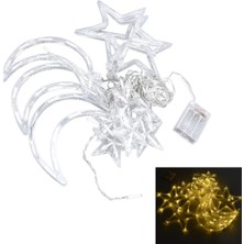 Store Mania Ieg™ Ramazan Temalı Ay Yıldız LED Perde Işık Pilli Dekor Lambası