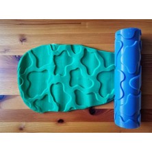 Atölye Dekupaj Model 035 - Polimer Kil Doku Oklavası / Seramik Çamuru Desen Rulosu