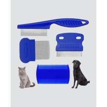 Store Mania Ieg™ 4’lü Kedi Köpek Tüy Temizleme Seti – Paslanmaz Çelik,ergonomik ve Uzun Ömürlü